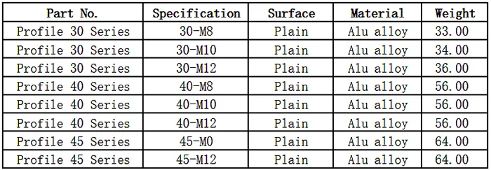 leveling feet Aluminum Profile Fixed Bracket Foot Connector(Images2)