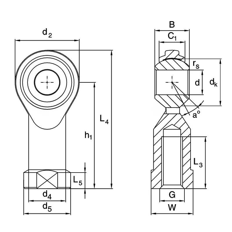 Concrete Pumps | Mixers Rod End Bearings(Images1)