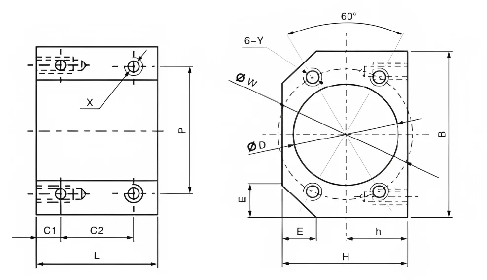 BSG Series, Ball Nut Housing(Images1)