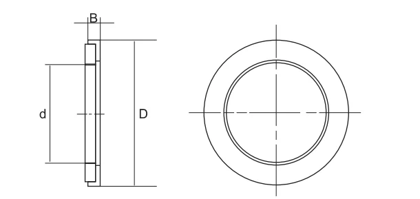  Plain shaft:Felt gasket FLM type(Images1)